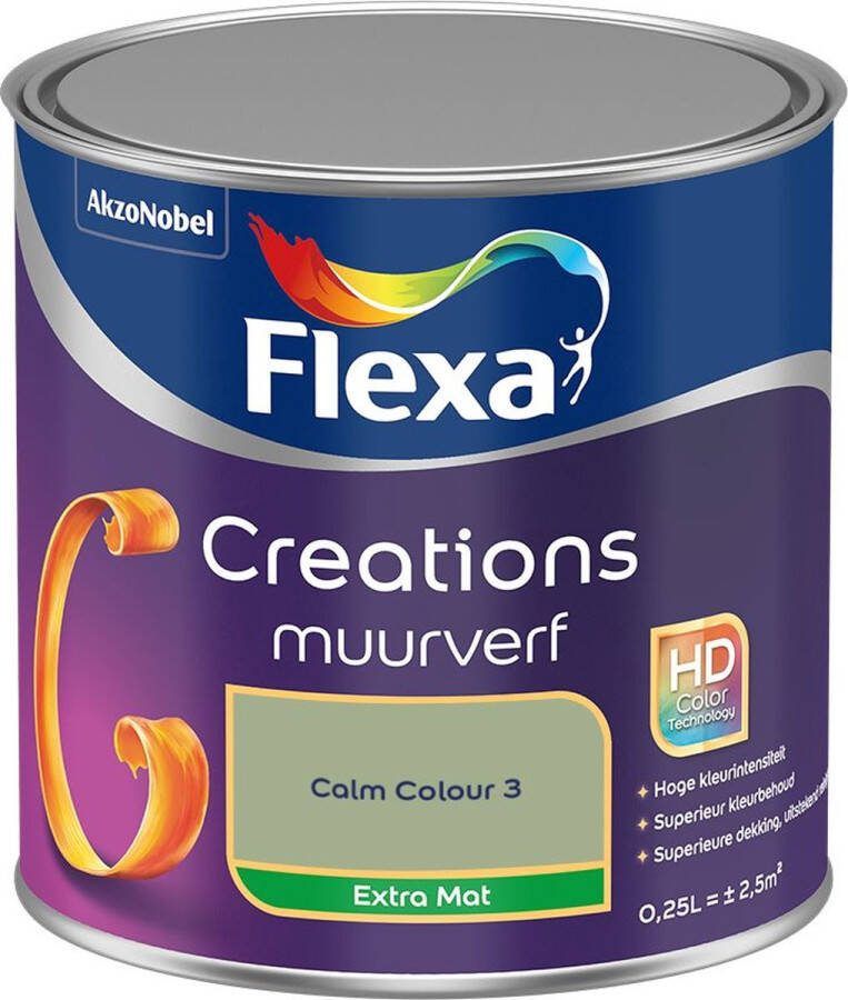 Flexa Creations Muurverf Extra Mat Calm Colour 3 250ML
