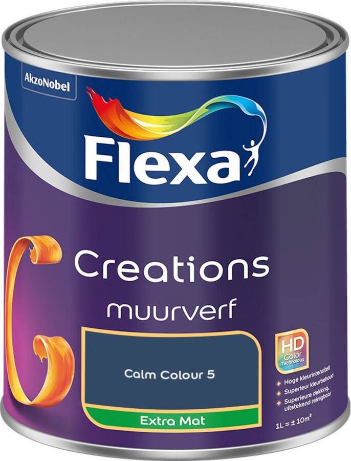 Flexa Creations Muurverf Extra Mat Calm Colour 5 1L