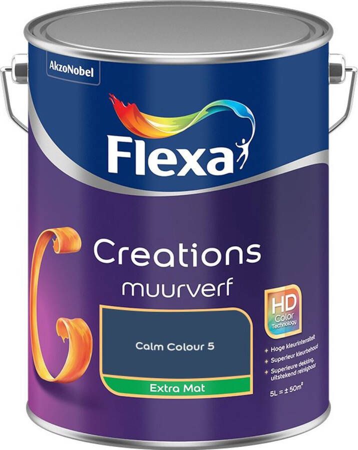 Flexa Creations Muurverf Extra Mat Calm Colour 5 5L