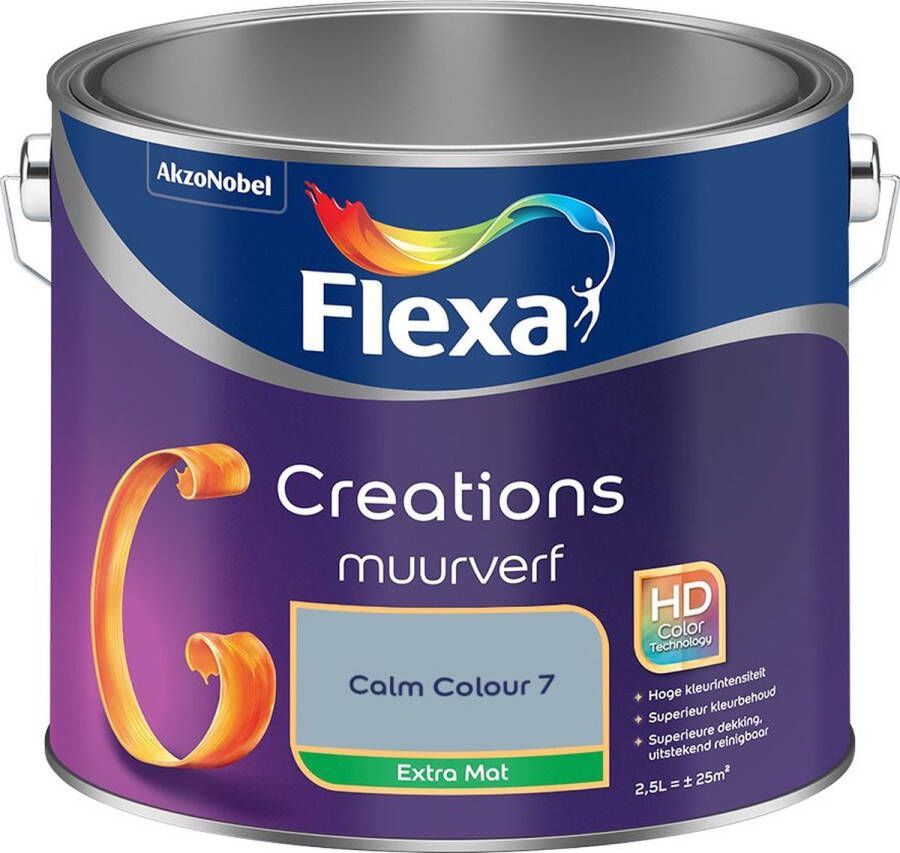Flexa Creations Muurverf Extra Mat Calm Colour 7 2.5L