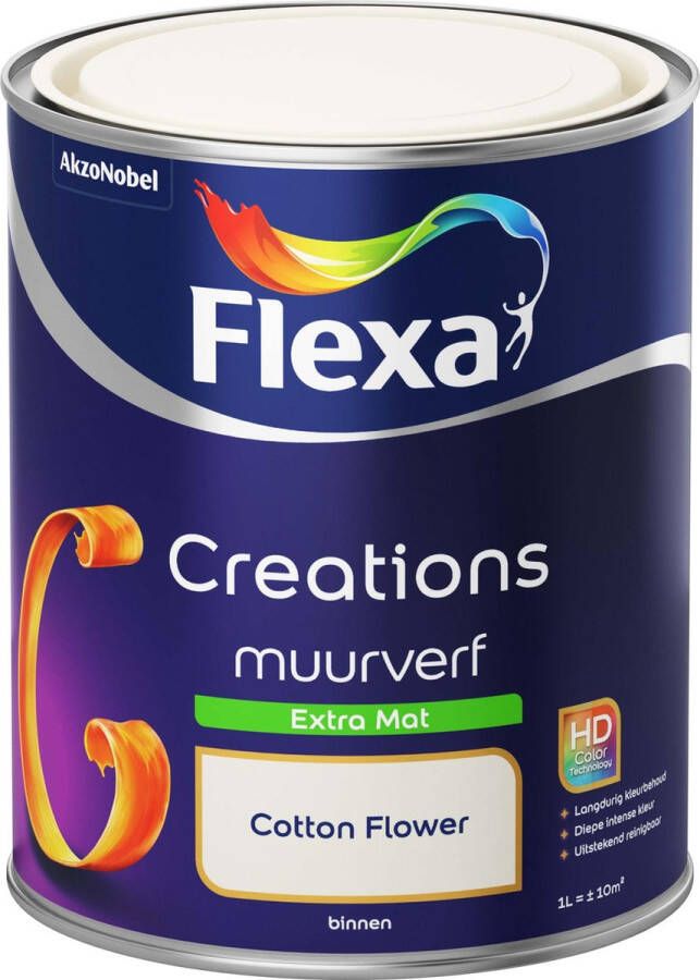 Flexa Muurverf Creations Extra Mat 3007 Cotton Flower 1l