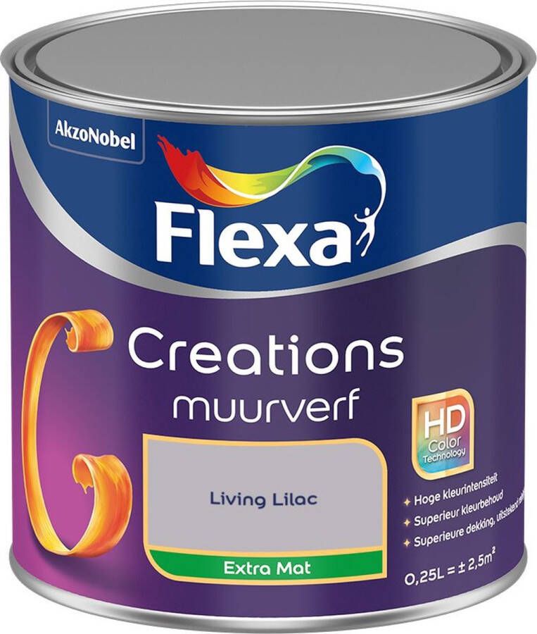 Flexa Creations Muurverf Extra Mat Living Lilac 250ML