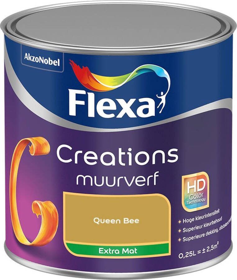 Flexa Creations Muurverf Extra Mat Queen Bee 250ML