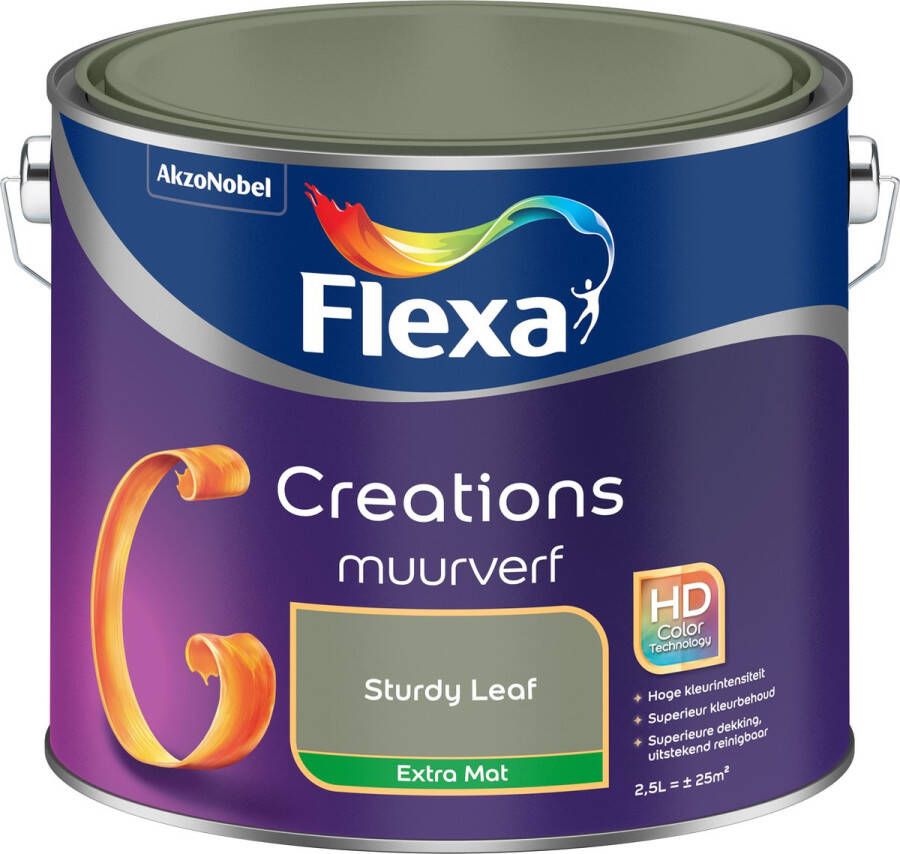 Flexa Creations Muurverf Extra Mat Sturdy Leaf 2 5l