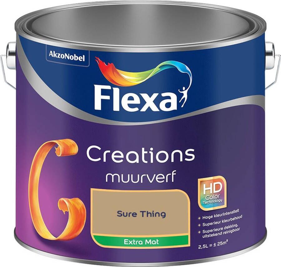 Flexa Creations Muurverf Extra Mat Sure Thing 2.5L