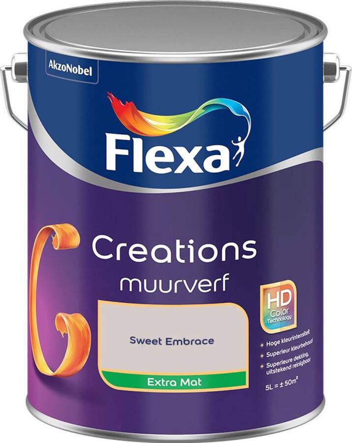 Flexa Creations Muurverf Extra Mat Sweet Embrace Kleur van het Jaar 2024 5L