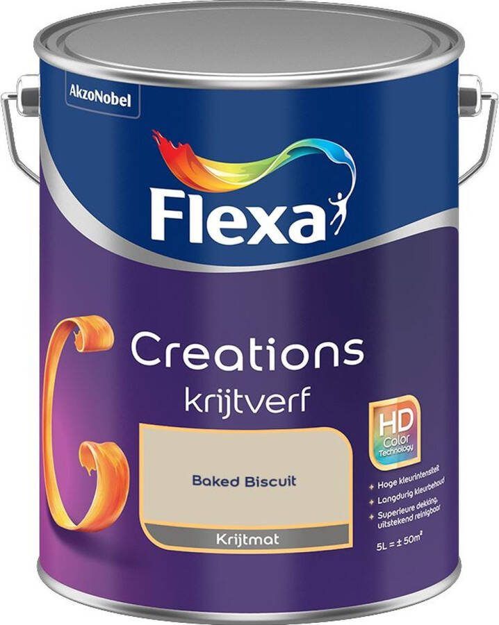 Flexa Creations Muurverf Krijt Baked Biscuit Kleur van het Jaar 2025 5L