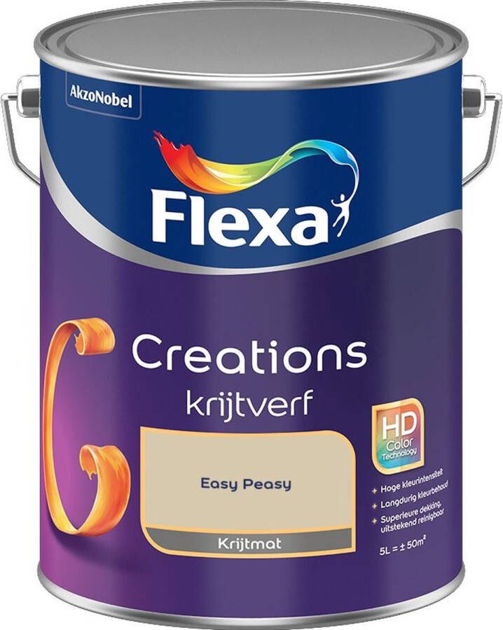 Flexa Creations Muurverf Krijt Easy Peasy 5L