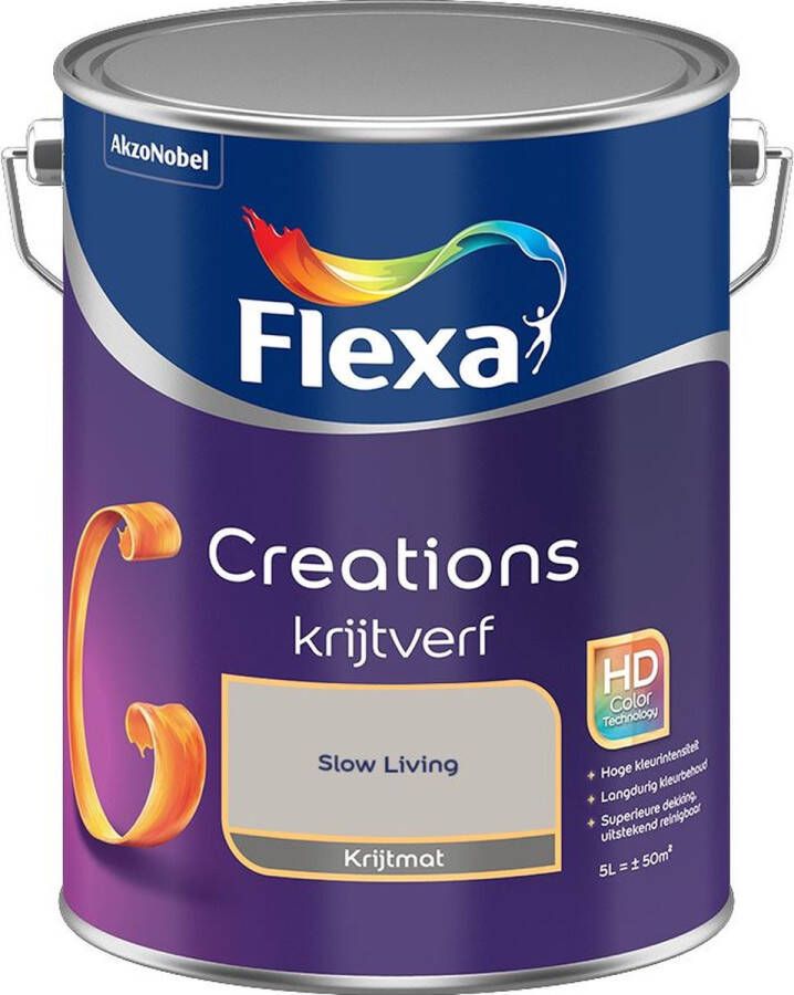 Flexa Creations Muurverf Krijt Slow Living Kleur van het Jaar 2025 5L