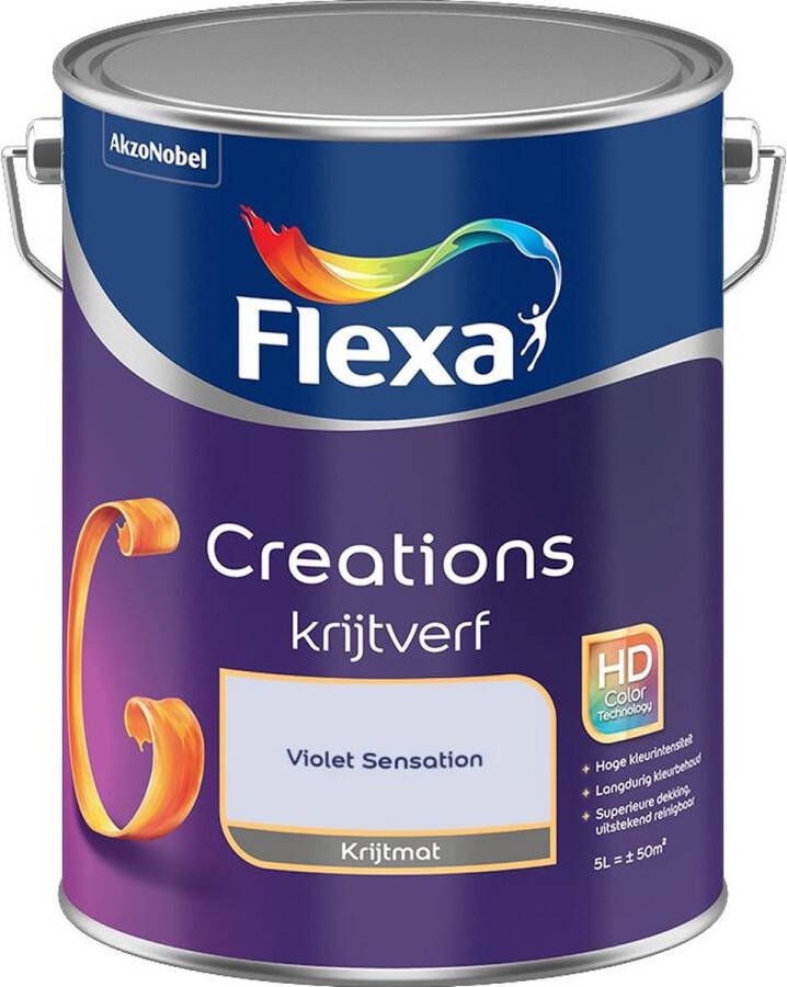 Flexa Creations Muurverf Krijt Violet Sensation 5L