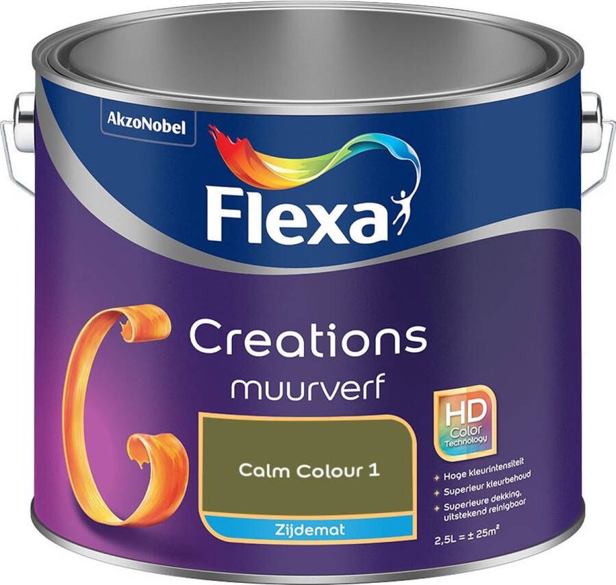 Flexa Creations Muurverf Zijdemat Calm Colour 1 2.5L