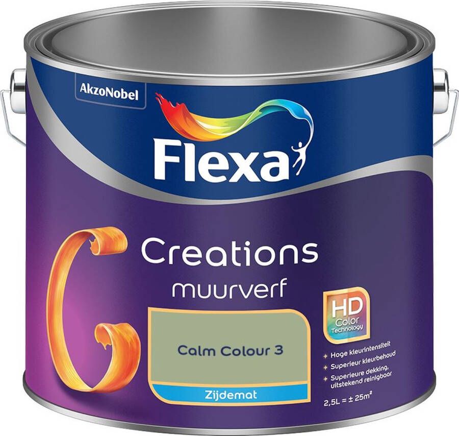 Flexa Creations Muurverf Zijdemat Calm Colour 3 2.5L