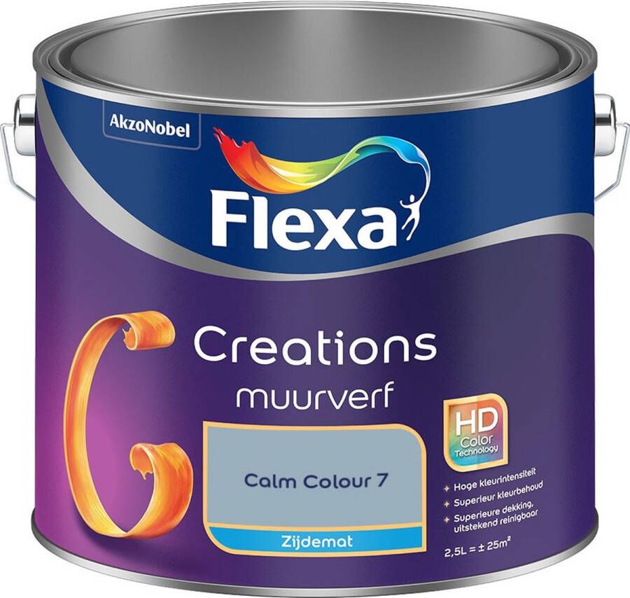 Flexa Creations Muurverf Zijdemat Calm Colour 7 2.5L