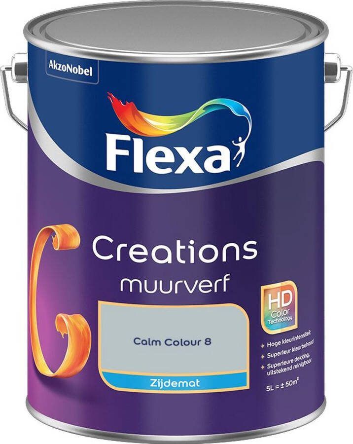 Flexa Creations Muurverf Zijdemat Calm Colour 8 5L