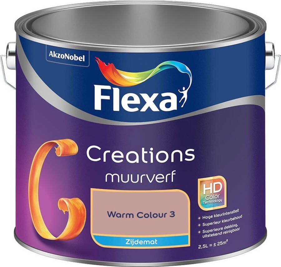 Flexa Creations Muurverf Zijdemat Warm Colour 3 2.5L