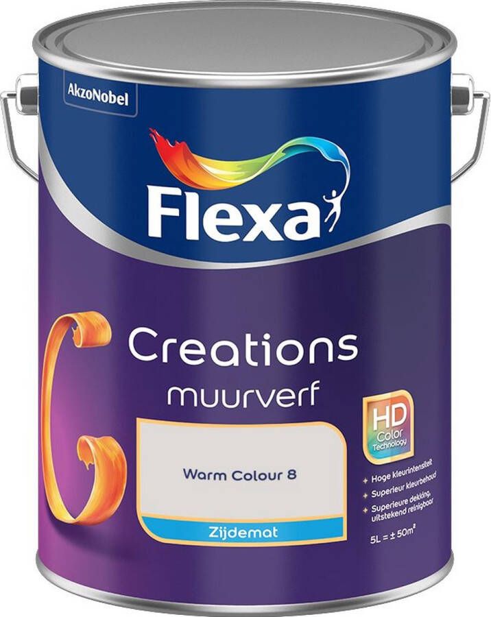 Flexa Creations Muurverf Zijdemat Warm Colour 8 5L