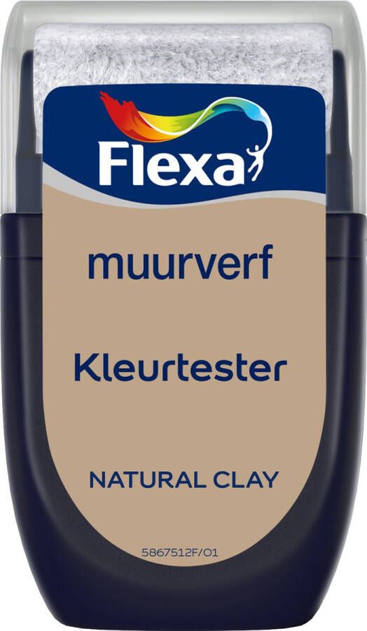 Flexa Kleurtester Muurverf Natural Clay Kleur van het Jaar 2025 30Ml