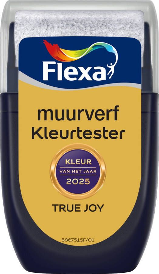 Flexa Kleurtester Muurverf True Joy Kleur van het Jaar 2025 30Ml