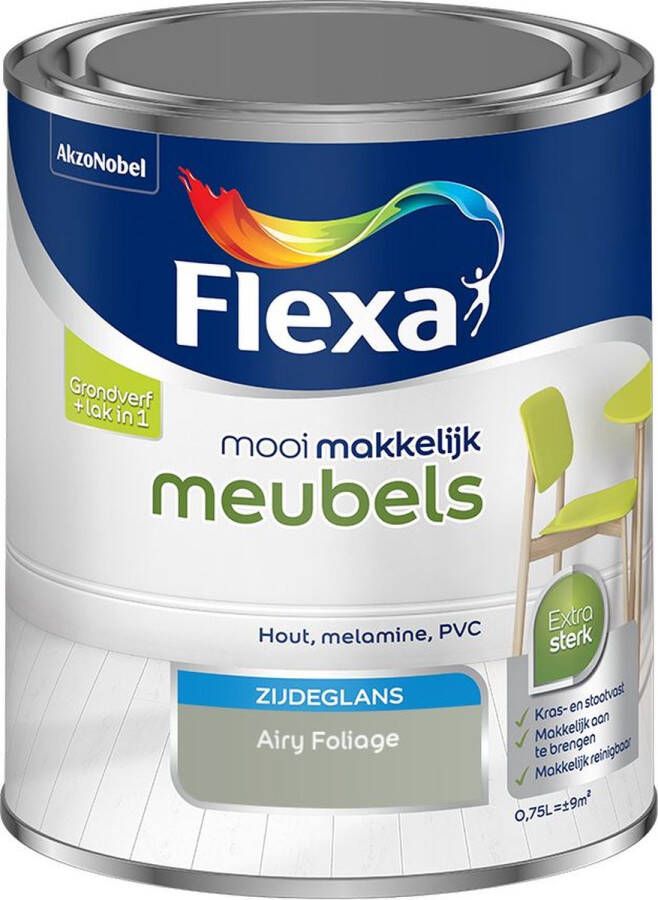 Flexa Mooi Makkelijk Meubels Zijdeglans Muurverf Airy Foliage 750 Ml