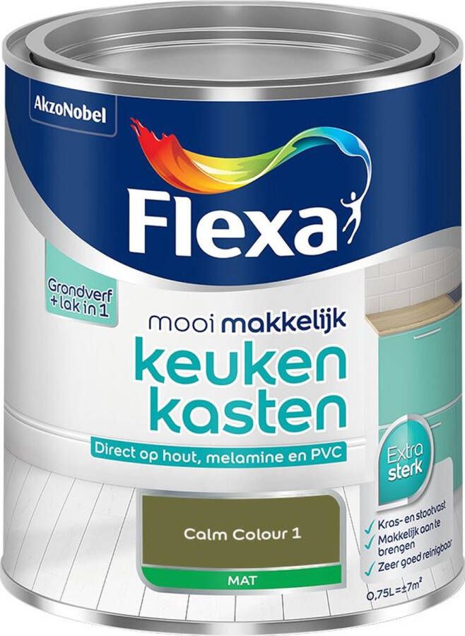 Flexa Mooi Makkelijk Meubels Mat Calm Colour 1 750 Ml