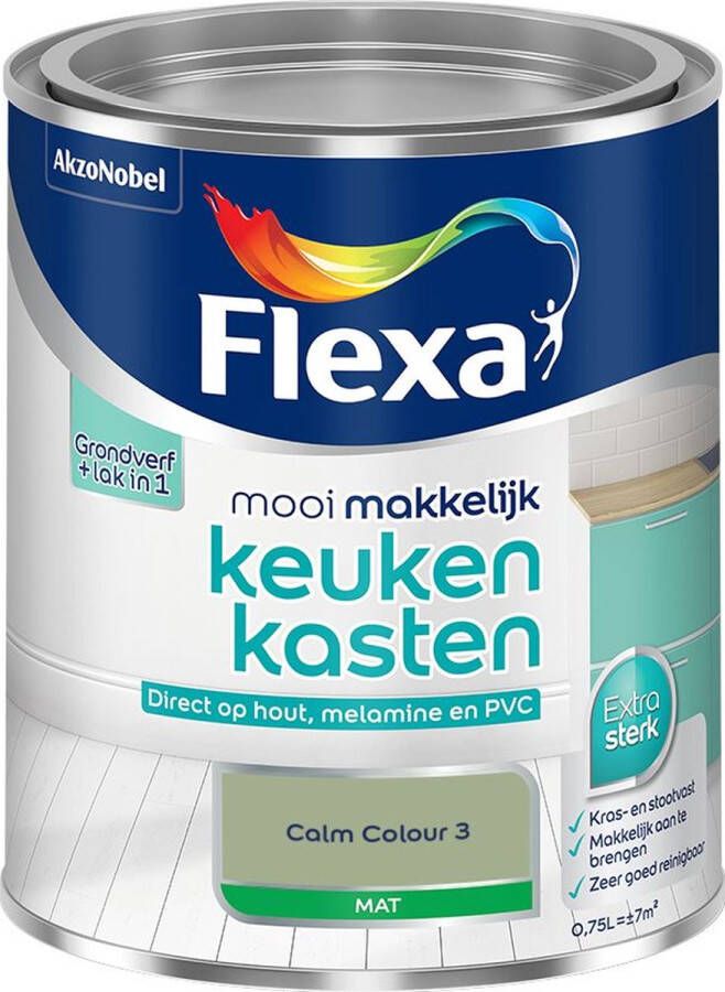 Flexa Mooi Makkelijk Meubels Mat Calm Colour 3 750 Ml