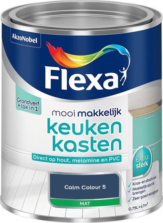 Flexa Mooi Makkelijk Meubels Mat Calm Colour 5 0 75l