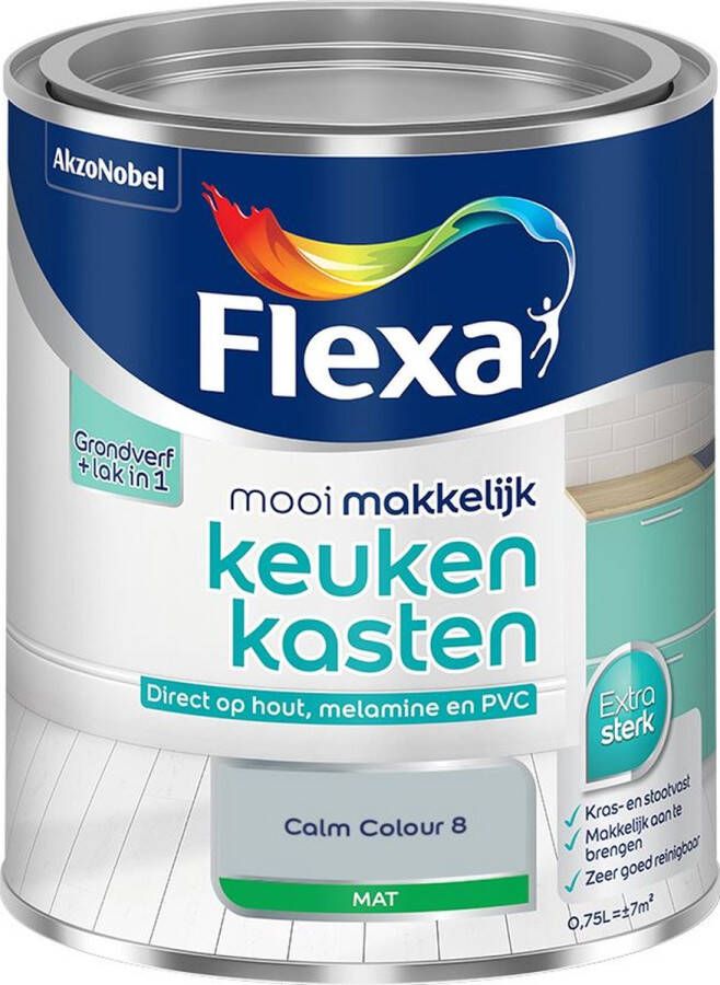 Flexa Mooi Makkelijk Meubels Mat Calm Colour 8 750 Ml