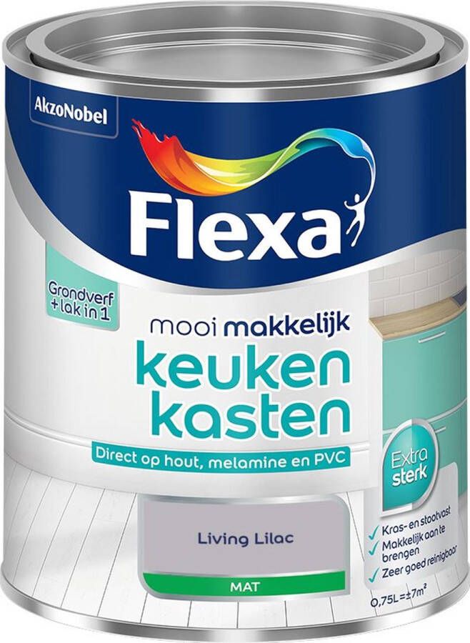 Flexa Mooi Makkelijk Meubels Mat Living Lilac 750 Ml