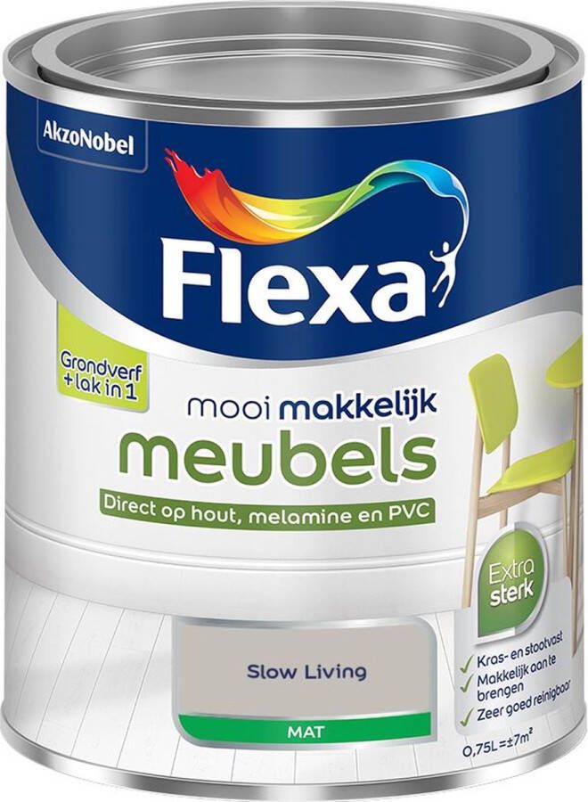 Flexa Mooi Makkelijk Meubels Mat Slow Living Kleur van het Jaar 2025 0 75L