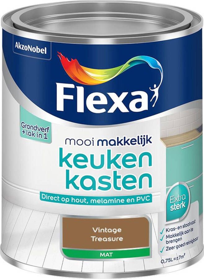 Flexa Mooi Makkelijk Meubels Mat Vintage Treasure 750 Ml