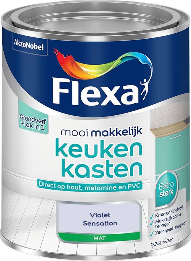 Flexa Mooi Makkelijk Meubels Mat Violet Sensation 0 75l