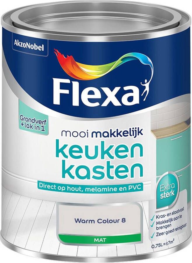 Flexa Mooi Makkelijk Meubels Mat Warm Colour 8 0 75l