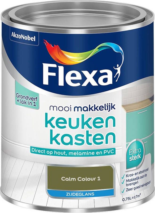 Flexa Mooi Makkelijk Meubels Zijdeglans Calm Colour 1 0 75l