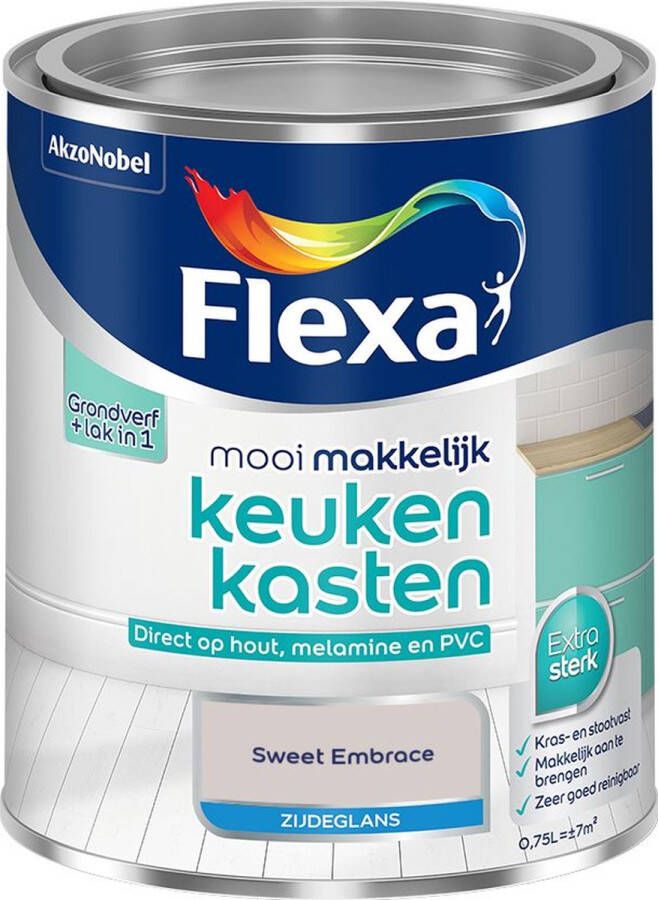 Flexa Mooi Makkelijk Meubels Zijdeglans Muurverf Sweet Embrace 750 Ml