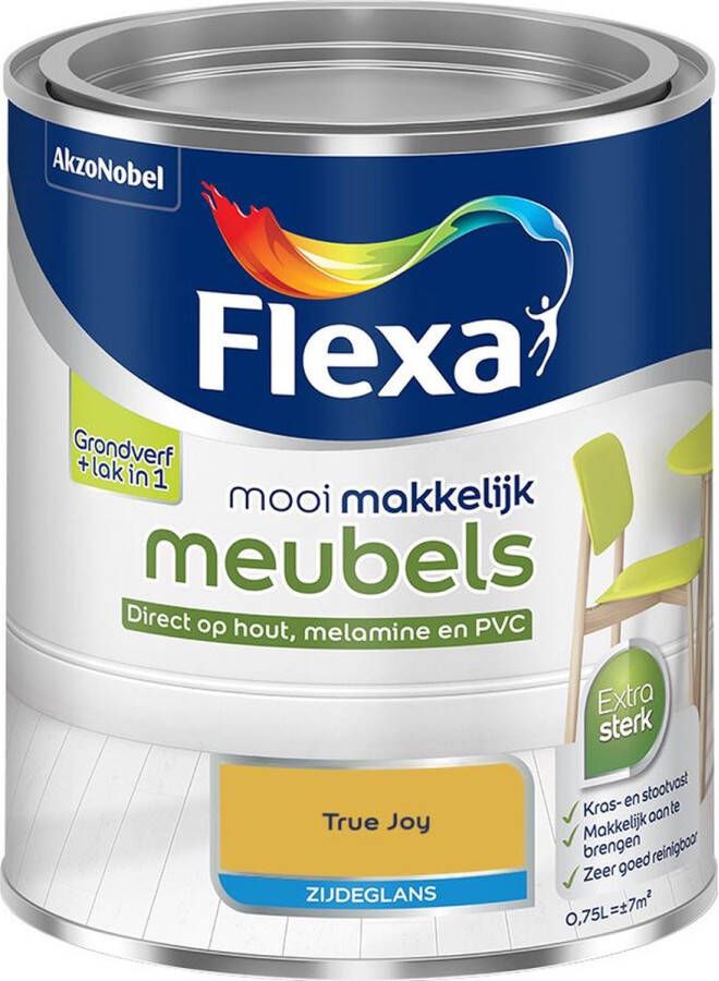 Flexa Mooi Makkelijk Meubels Zijdeglans True Joy Kleur van het Jaar 2025 0 75L