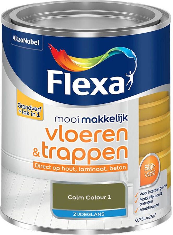 Flexa Mooi Makkelijk Vloeren & Trappen Zijdeglans Calm Colour 1 0 75l