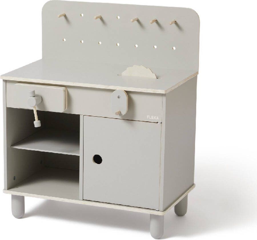 Flexa Play FLEXA werkbank lichtgrijs