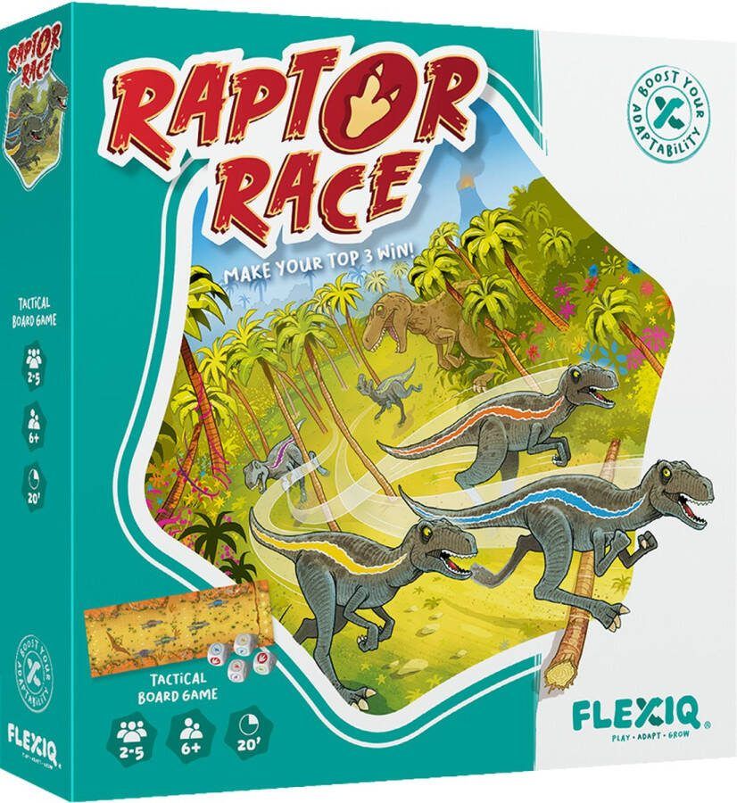 FlexIQ Raptor Race Actiespel