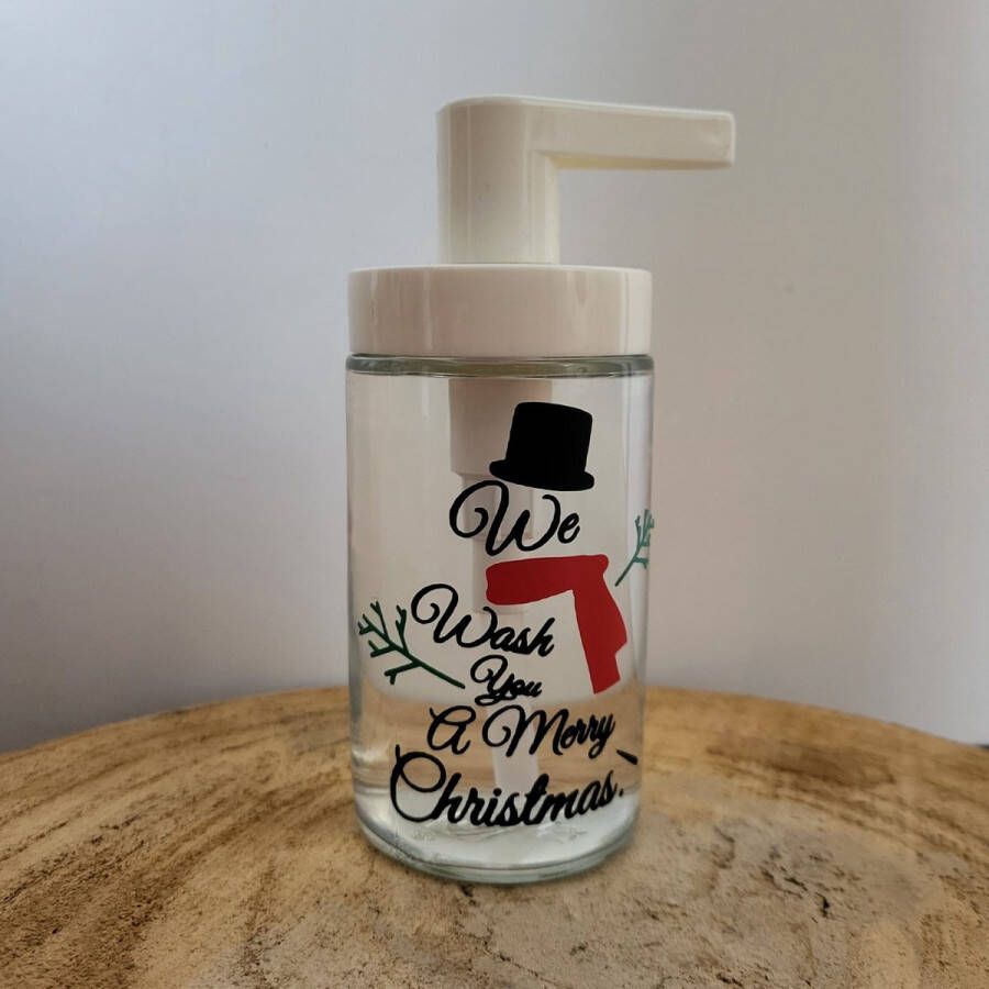 FlexMade.nl Zeeppompje We wash you a merry christmas Kerst Decoratie