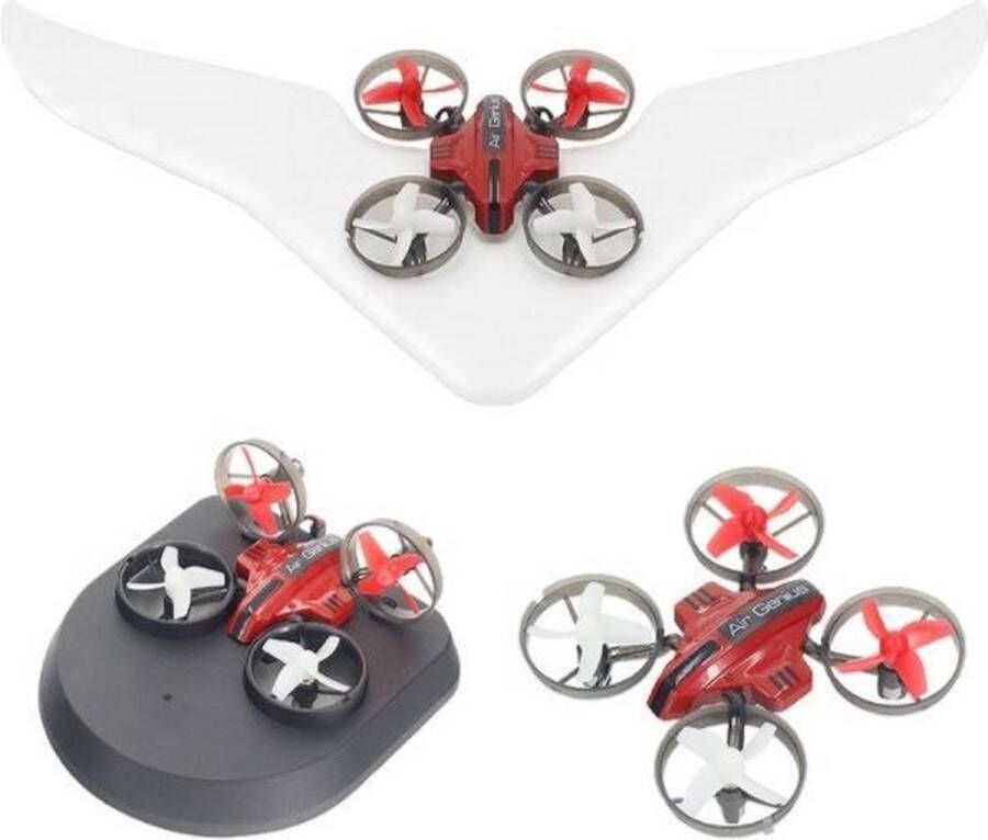 FlexToys 3 in 1 Drone RC Auto RC Vliegtuig en Mini Drone in ÉÉN RC Speelgoed Jongens en Meisjes