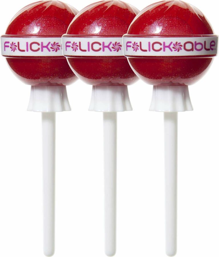 Flickable Luxe Lip Gloss Pop Better Off Red 01 set van 3