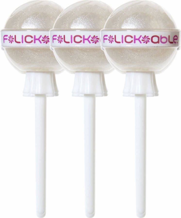 Flickable Luxe Lip Gloss Pop Fight For Your White to Party 05 set van 3