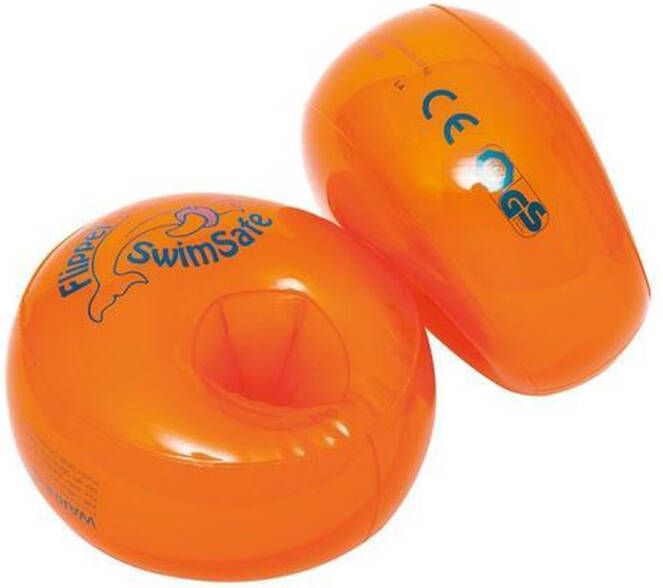 Dobeno Flipper SwimSafe zwembandjes junior polyester oranje 1-6 jaar