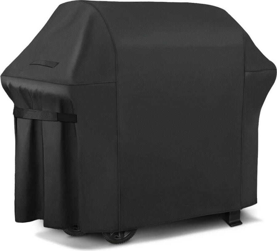 Flokoo Barbecue Hoes Waterproof Verstelbaar 152x76x120cm Zwart BBQ hoes