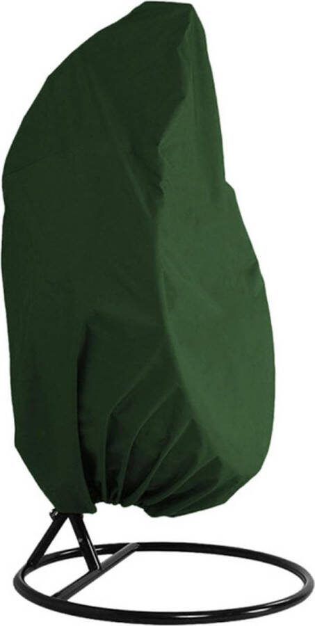 Flokoo Beschermhoes Hangstoel Egg Groen 190 x 115 cm Waterproof Universeel model Hoes van Egg Chair Waterdichte Beschermer voor Egg Stoel met Standaard