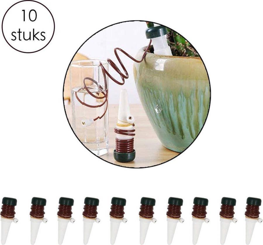 FLOKOO Waterdruppelaar Druppelsysteem 76 Cm 10 Stuks