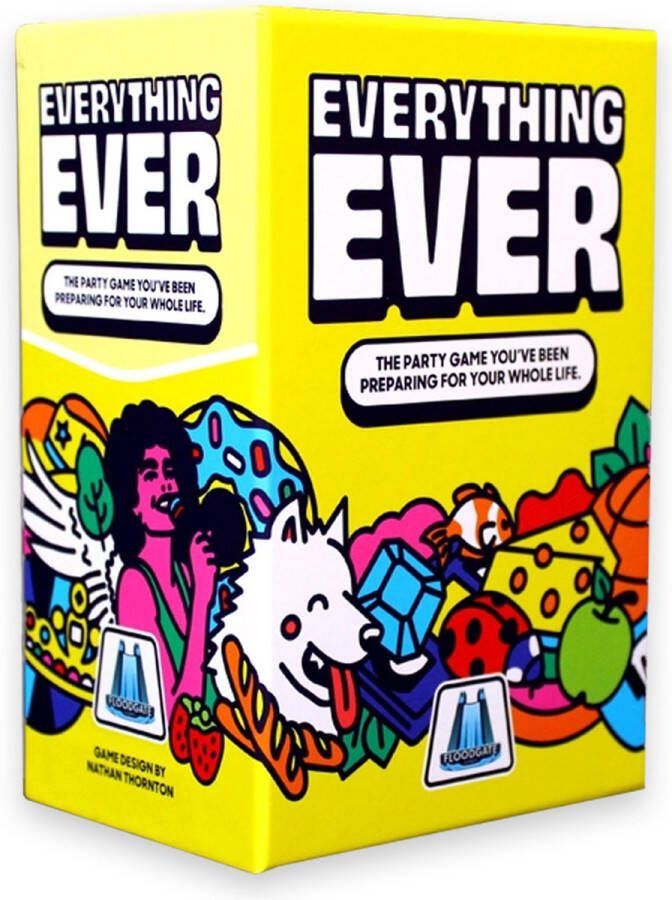 Floodgate Games Everything Ever partyspellen kaartspellen voor kinderen en volwassenen Engelstalig
