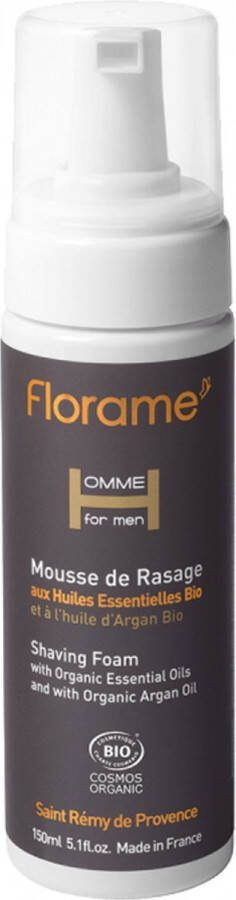 Florame Scheerschuim 150 ml Natuurlijke ingrediënten Biologisch Mannen