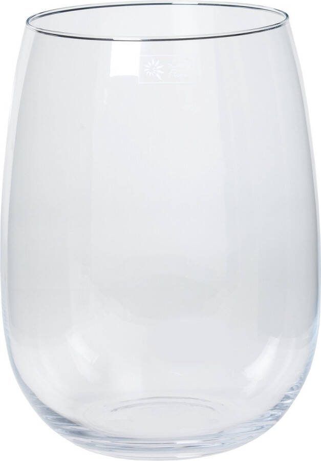 Floran Glazen vaas vazen Julia 20 liter met wijd uitlopend 27 x 40 cm Bloemenvazen van glas