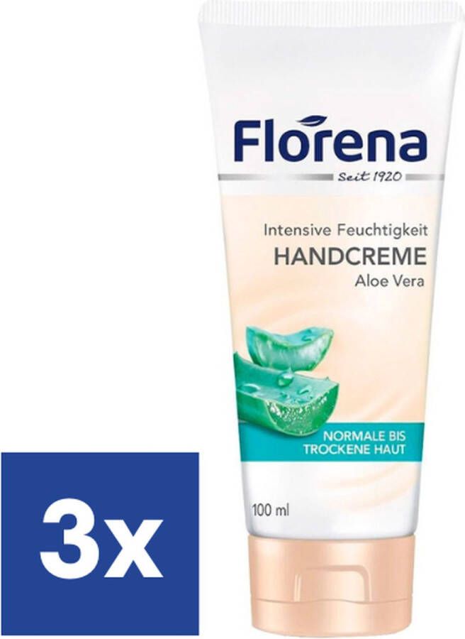 Florena Aloë Vera Handcrème 3 x 100 ml